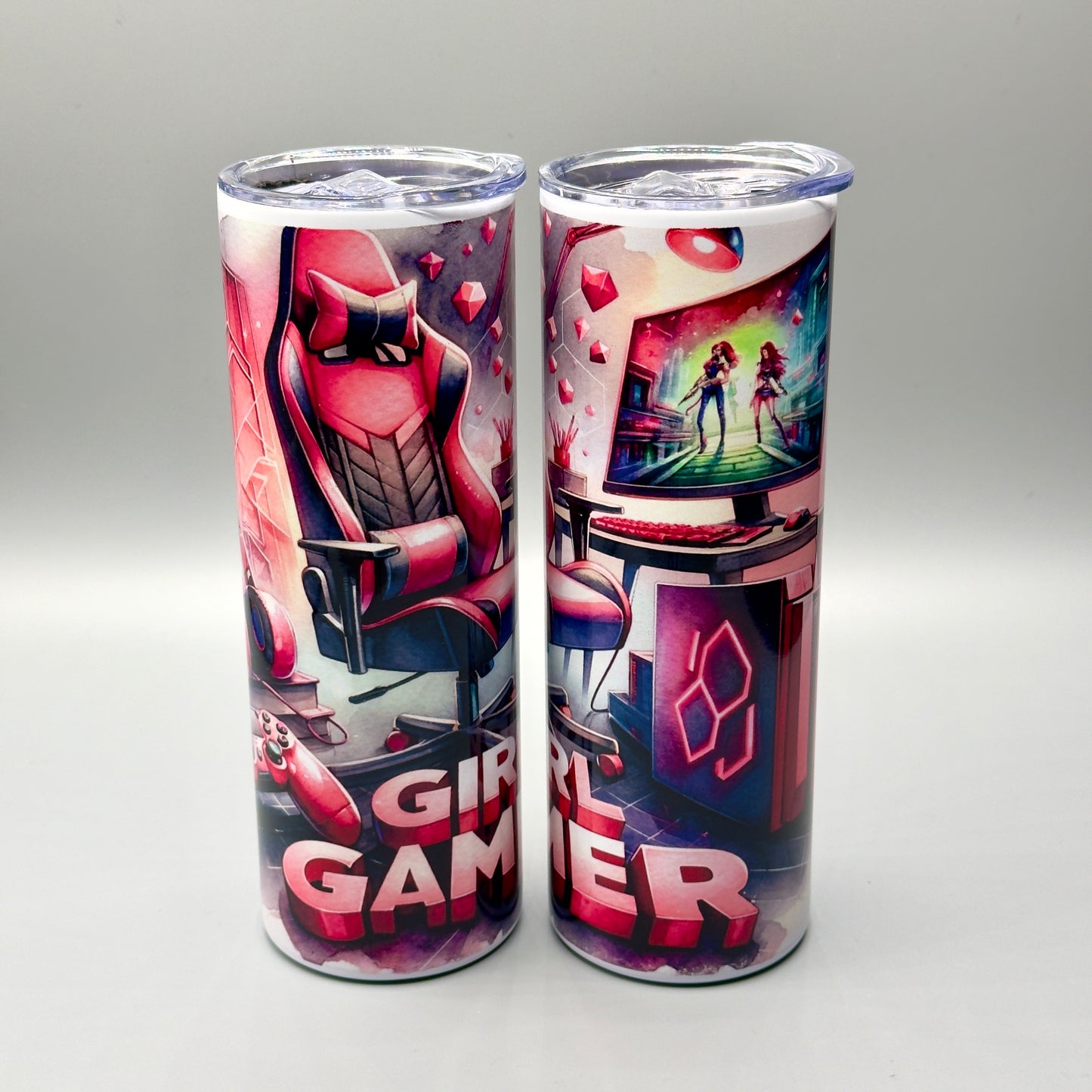 Chic Girl Gamer Tumbler