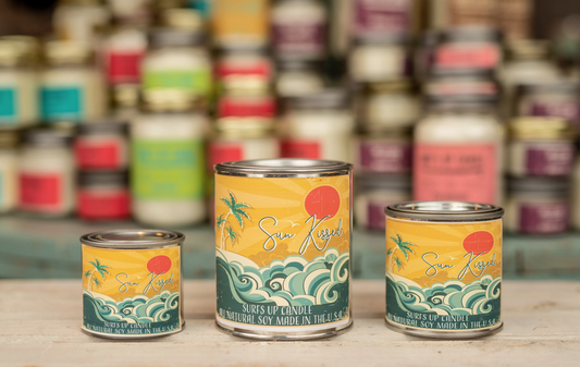 Sun Kissed Paint Can Candle