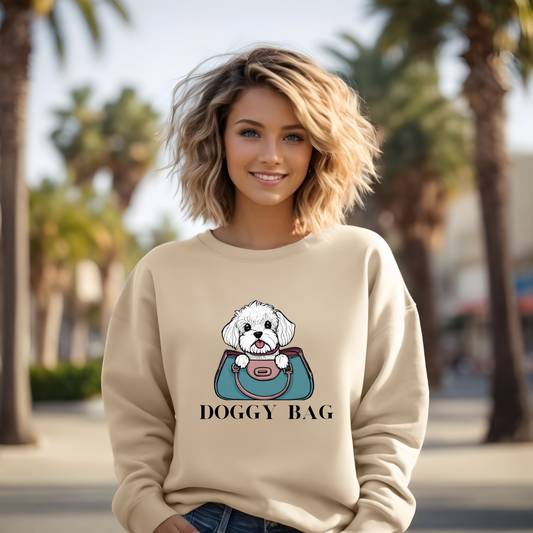 Adorable Doggy Bag Unisex Heavy Blend™ Crewneck Sweatshirt
