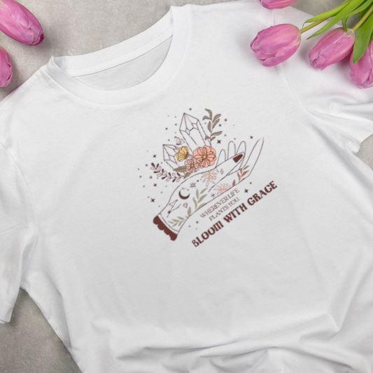 Bloom with Grace Graphic Tshirt