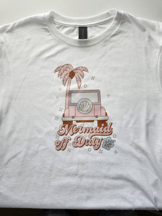 Beachy Mermaid Off Duty Tshirt