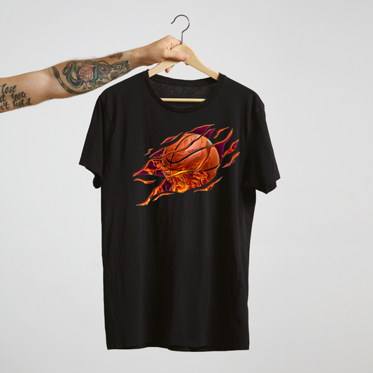 Flaming Hoops Tee